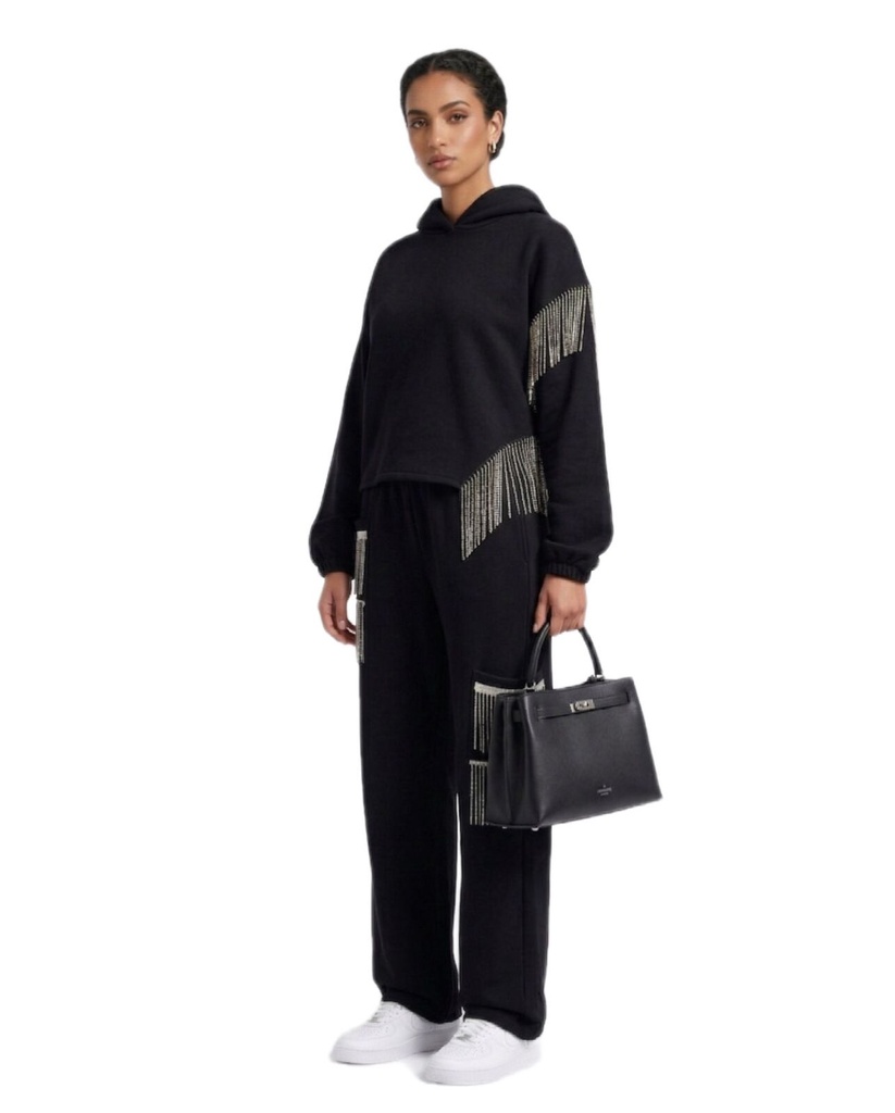 Fringed Cropped Suit