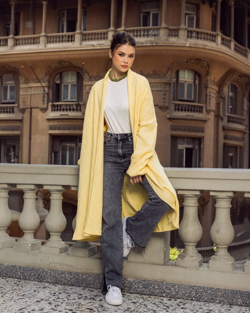 Layered Knit Cardigan