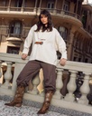 Wool Jacket Leather Belt