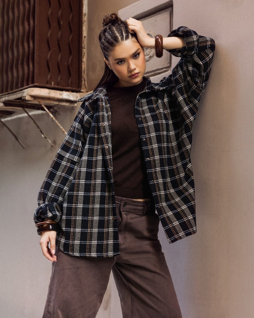 Checked Wool Shirt