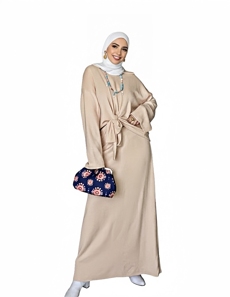  Skirt Tie-Blouse Suit