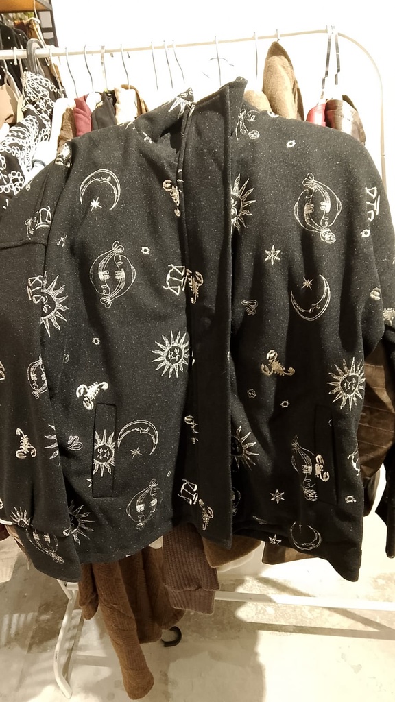 Astro Print Wool-Blend Jacket