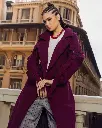 Double-Breasted Wool Coat