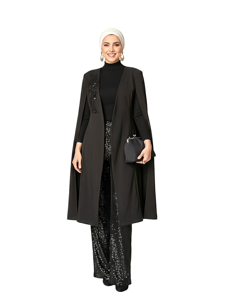 Embellished Jacket Set