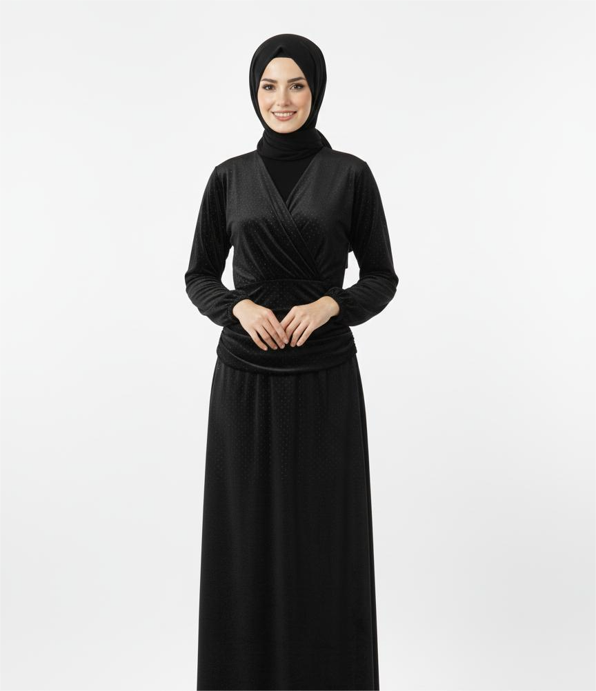 Embroidered Tiered Dress