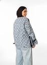 Denim Back Print Jacket