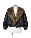 Faux Fur Collar Jacket