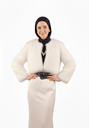 Elegant Chic Faux Fur Skirt Set