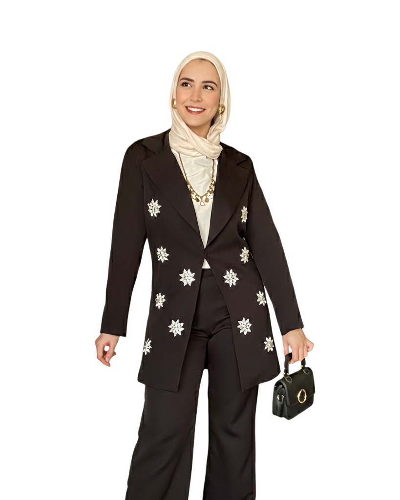 Crystal-Embellished Suit