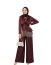 Elegant Satin Fringe Suit