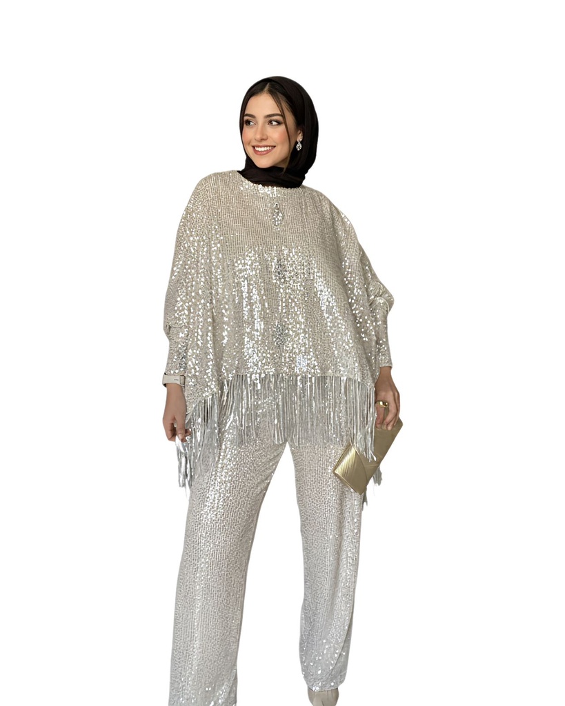 Sequin Fringe Set