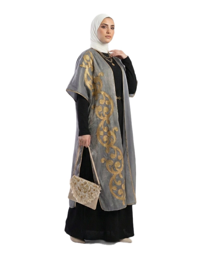 Refined Satin Kimono