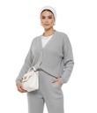 Soft Shimmer Knit Suit