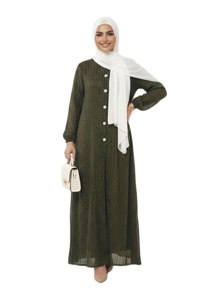 Shimmer Textured Knit Kaftan