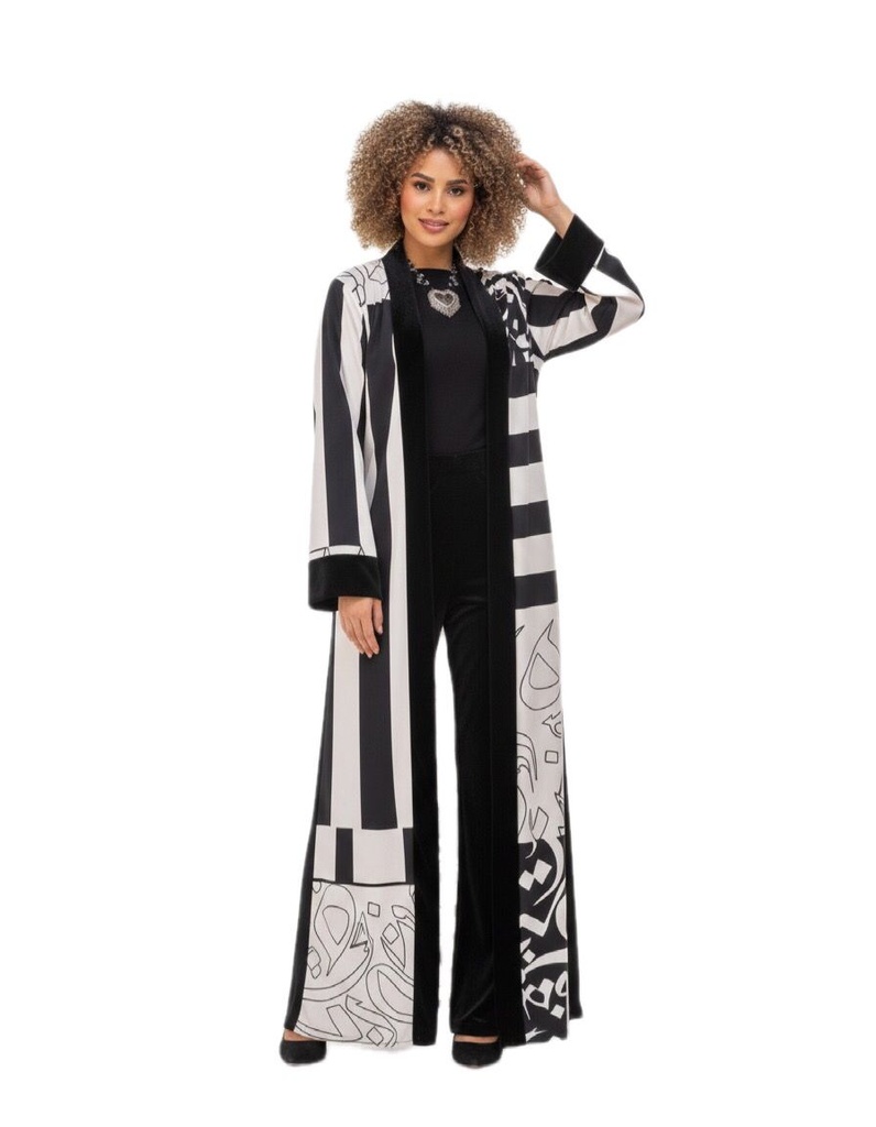 Abstract Print Kaftan