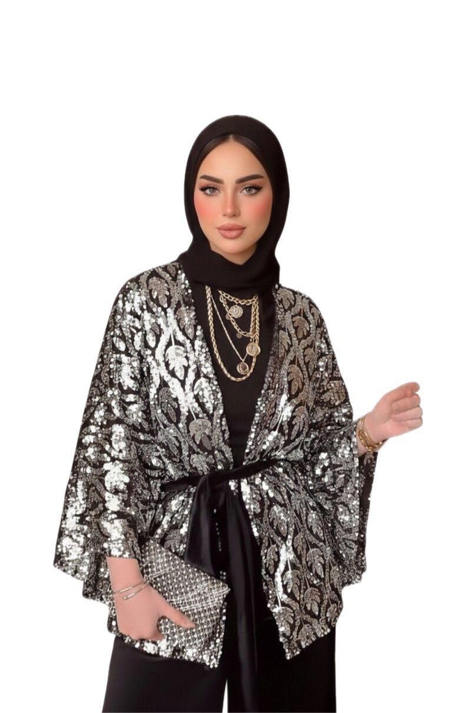 Statement Sequin Jacket Suit