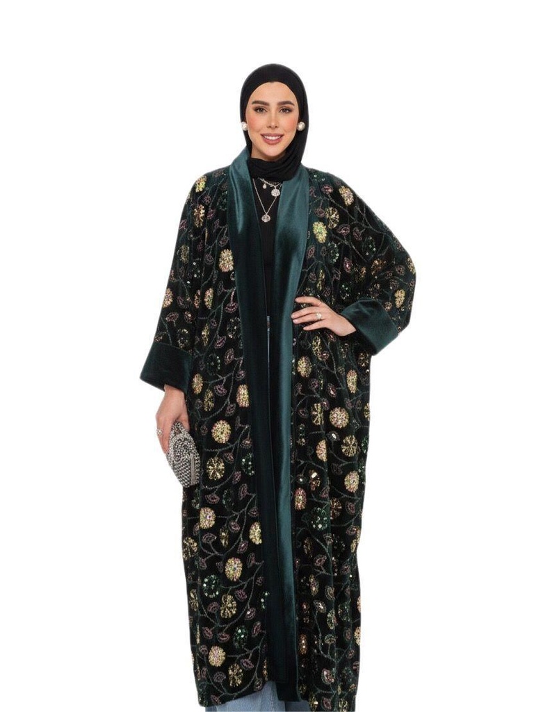 Sequin Embellished Kaftan