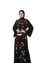 Pleated Embroidered Velvet Kaftan