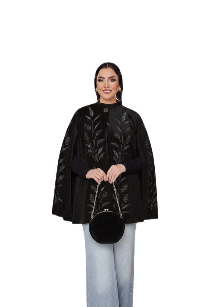 Lightly Embroidered Velvet Jacket