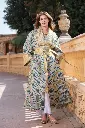 Geometric Brocade Kaftan