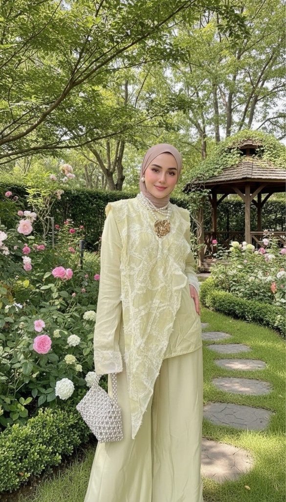 Soft Textured Layered Suit