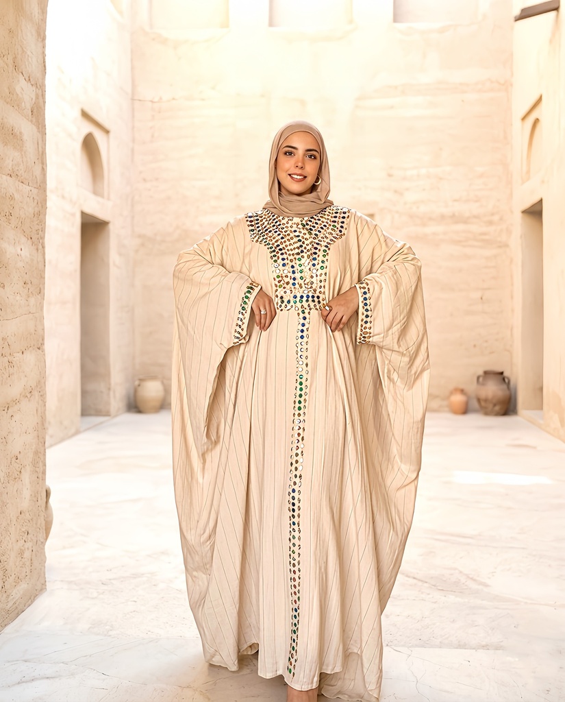 Crystal Embellished Abaya