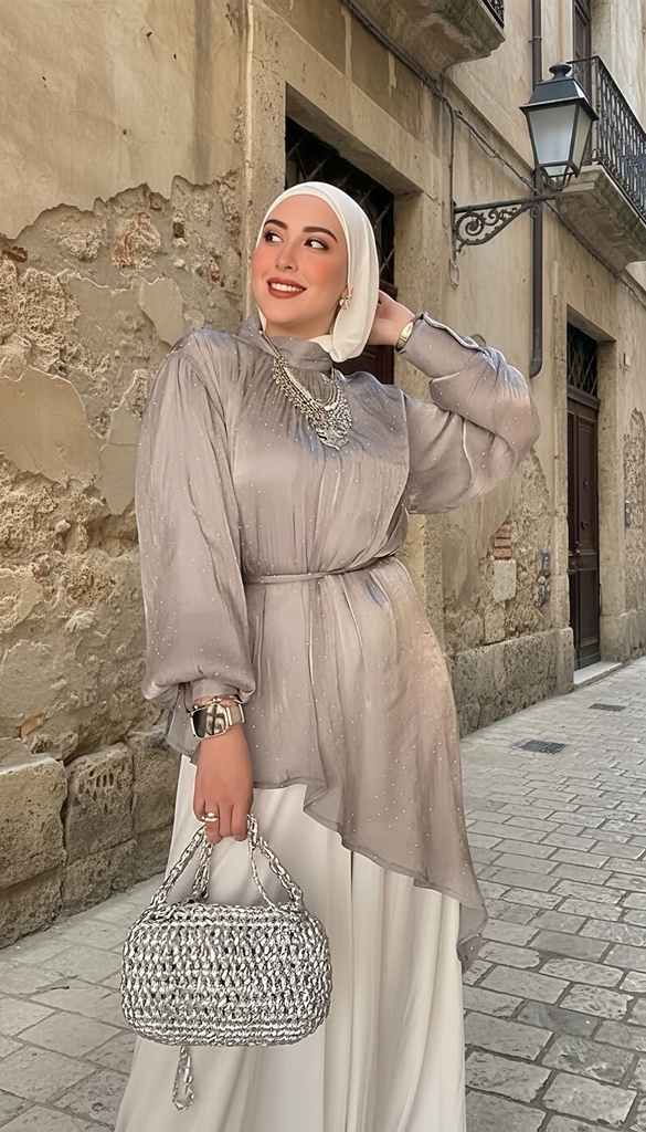 Bling Sided Organza Top