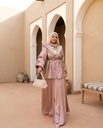 Metallic Textured Blazer Pants Suit