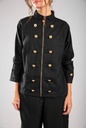 Military Button Zipper Suit