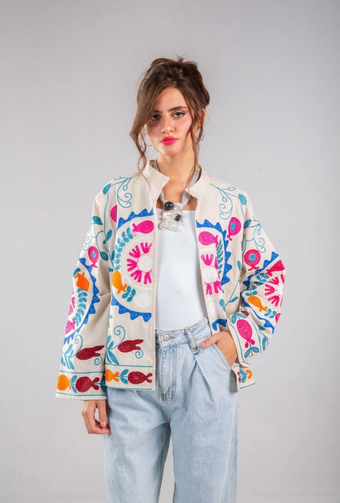 Artistic Thread Embroidered Jacket