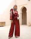 Embroidered Shimmer Jumpsuit