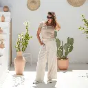 Linen Wide Leg Pants
