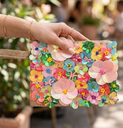 Iridescent Garden Clutch