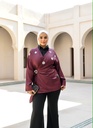Shimmery Crystal Wrap Blouse