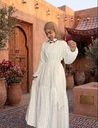 Broderie Waist Tie Dress