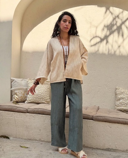 [L39-louqi] Crushed Green Pants