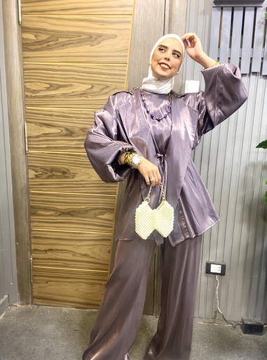 Beaded Shimmer Pantsuit