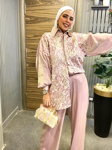 Brukar Embellished Pants Set