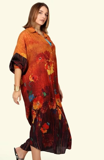 Vacation Maxi Shirt-Dress