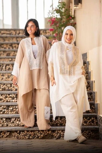 Natural Linen Suit