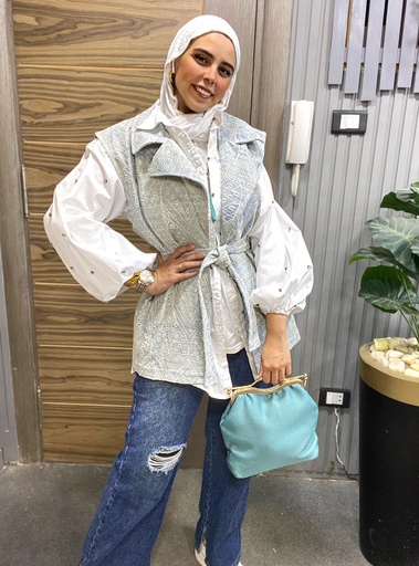 [5-ghada-sum25] Denim Jeans Vest