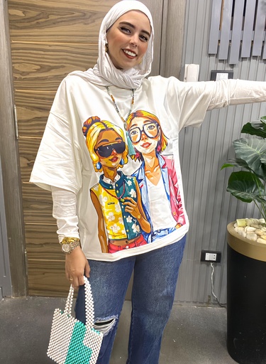 [7-ghada-sum25] Friends T-shirt