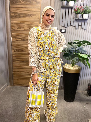 [s9-hers] Layered Floral Summer Jumpsuit