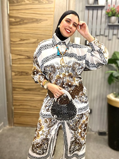 Boho Hippie Wide Leg Pants Set