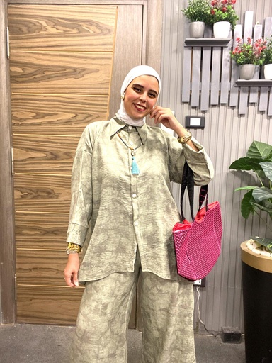 Teal Combo Tie Dye Pants Set