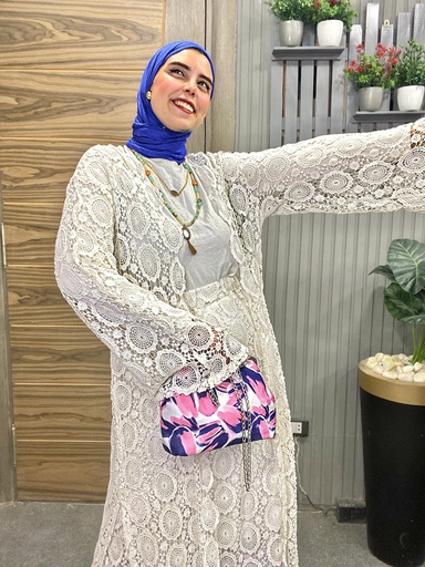 [S15/16-Hers-Sum2025]  Portrait Guipure Lace Skirt Set