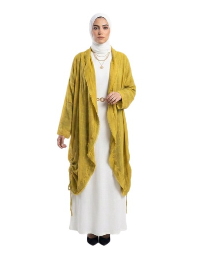 Linen Shredded Kimono 