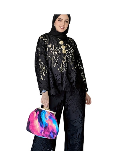 Giupure Leaves Pants Set