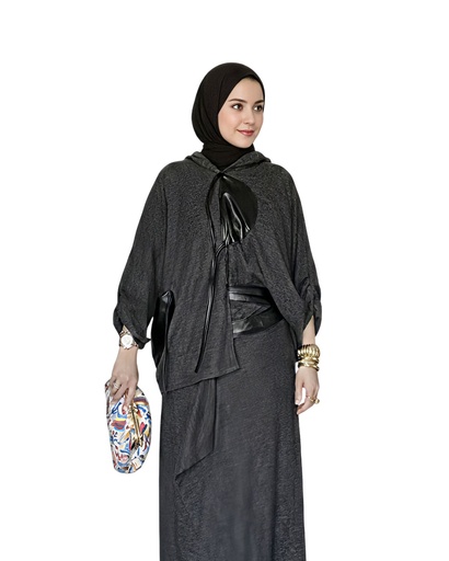 [w16-win26] Wool Outfit Leather Details