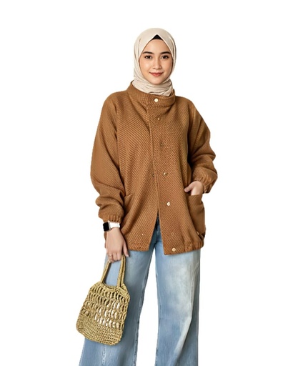 Textured Snap-Button Shirt